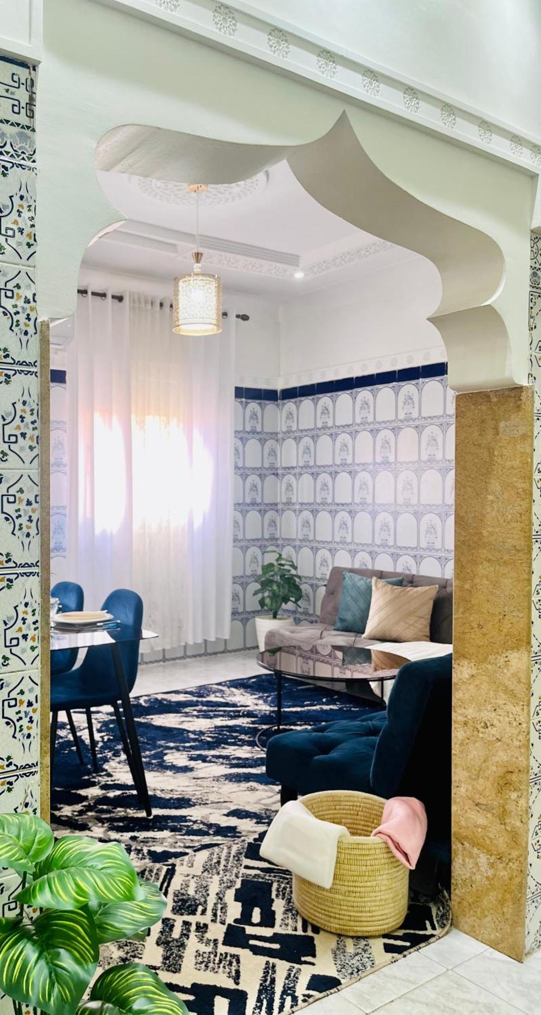 Apartment With Ac, Patio And Rooftop Appartement Climatise Avec Patio Et Toit Terrasse مراكش المظهر الخارجي الصورة